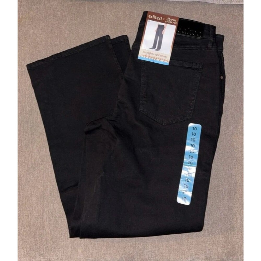 New Black Jeans Edited x Maren Morris Straight Leg Size 10
